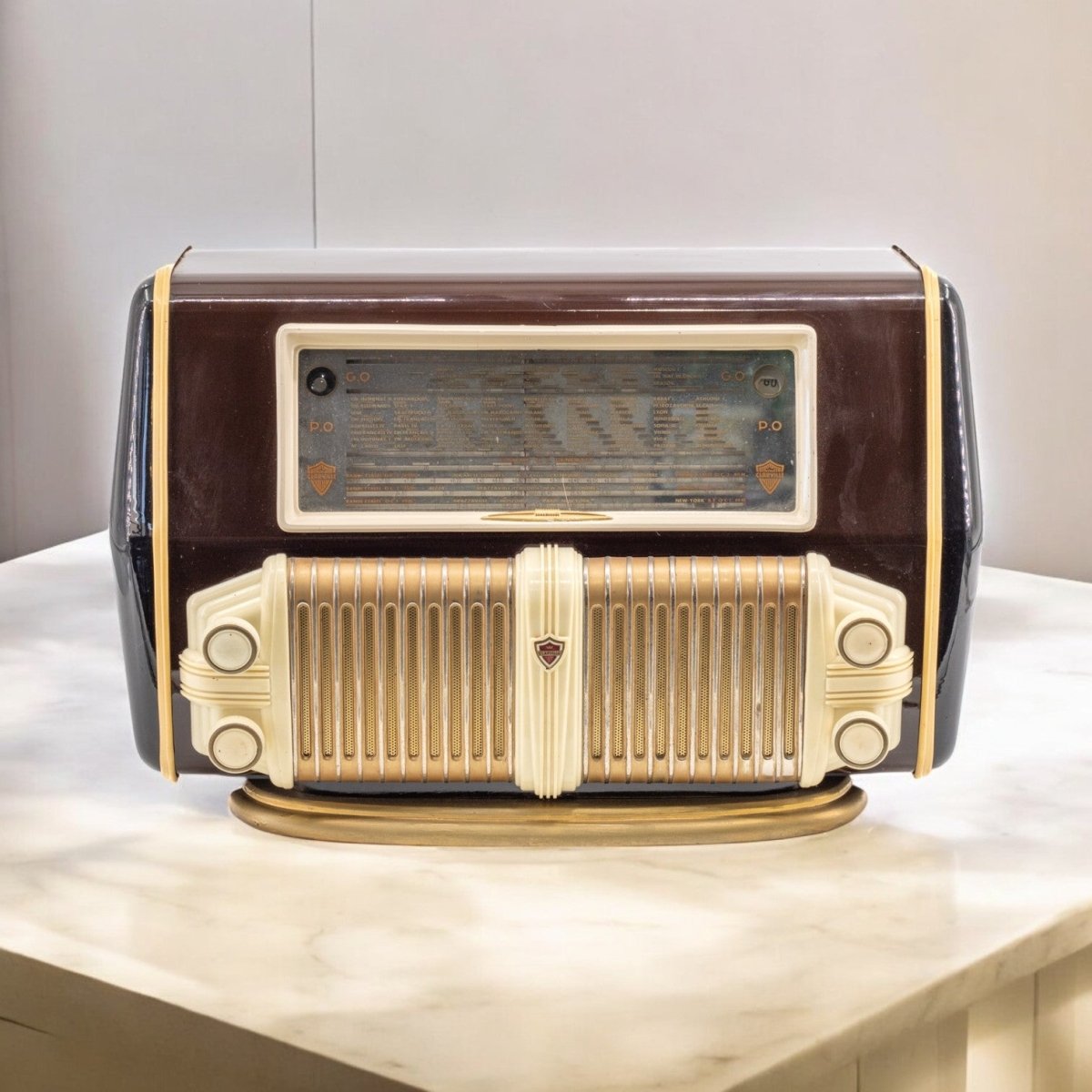 Radio Bluetooth Clarville Vintage 50’S enceinte connectée bluetooth haut de gamme prodige radio vintage design