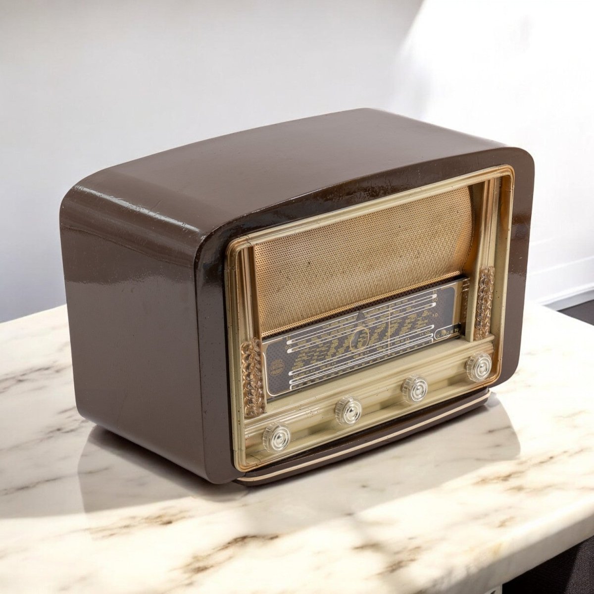 Radio Bluetooth Cristal Grandin Vintage 50’S - enceinte - connectée - design - haut - de - gamme - vintage - prodige - radio