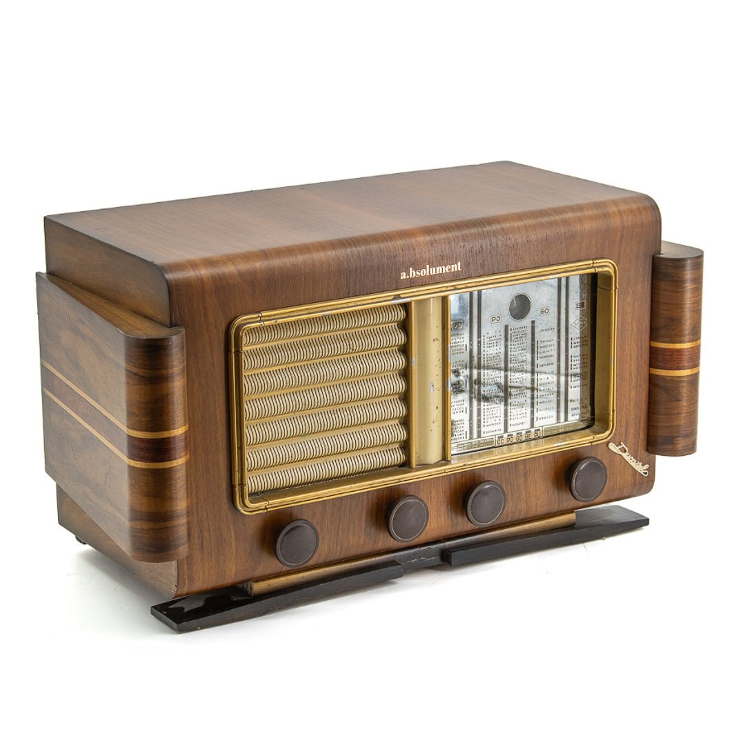 Radio Bluetooth Ducastel Vintage 40’S enceinte connectée bluetooth haut de gamme prodige radio vintage design