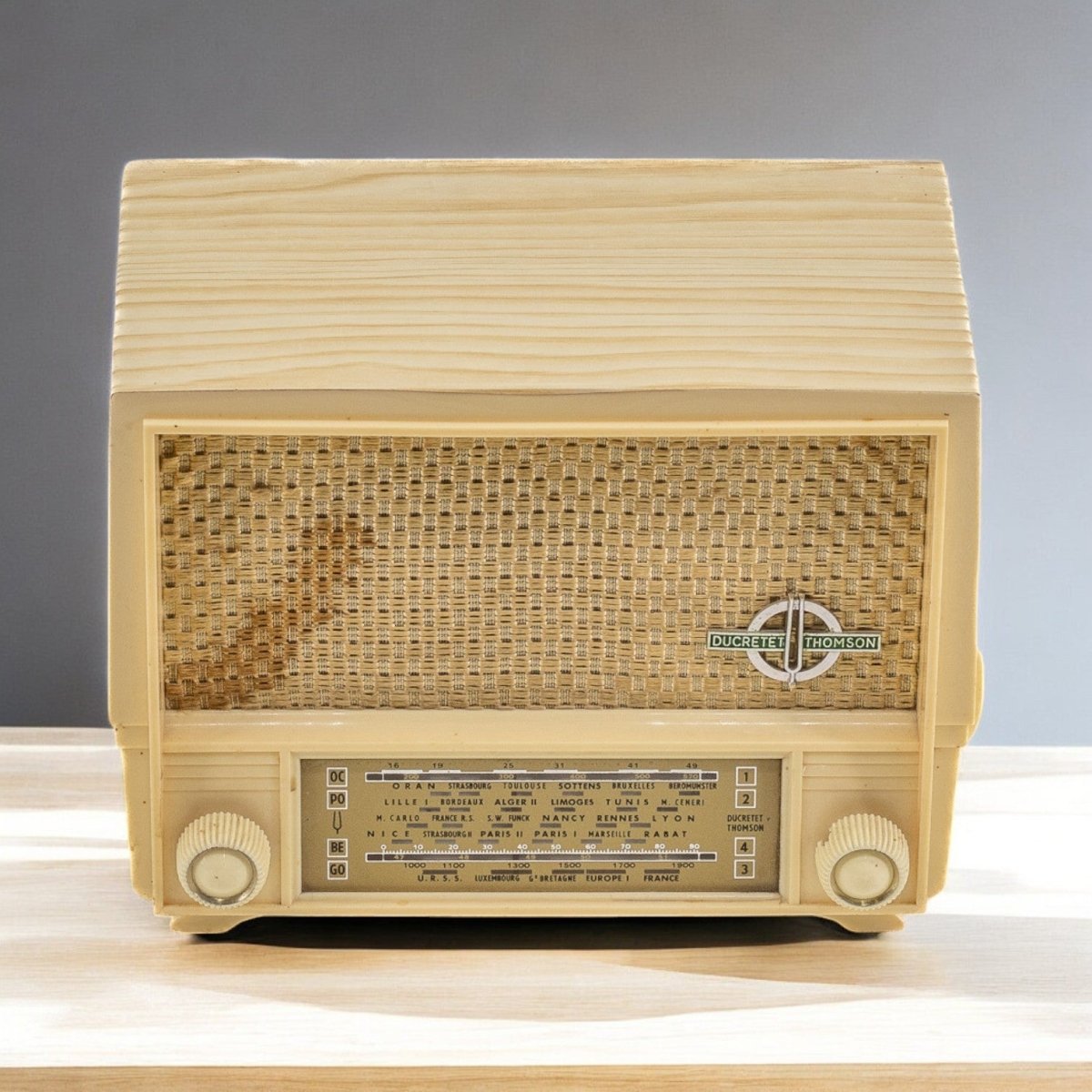 Radio Bluetooth Ducretet Thomson Vintage 50’S - enceinte - connectée - design - haut - de - gamme - vintage - prodige - radio