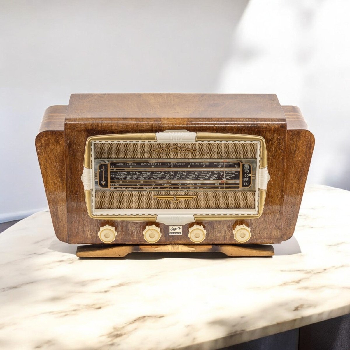 Radio Bluetooth Graetz Vintage 50’S - enceinte - connectée - design - haut - de - gamme - vintage - prodige - radio