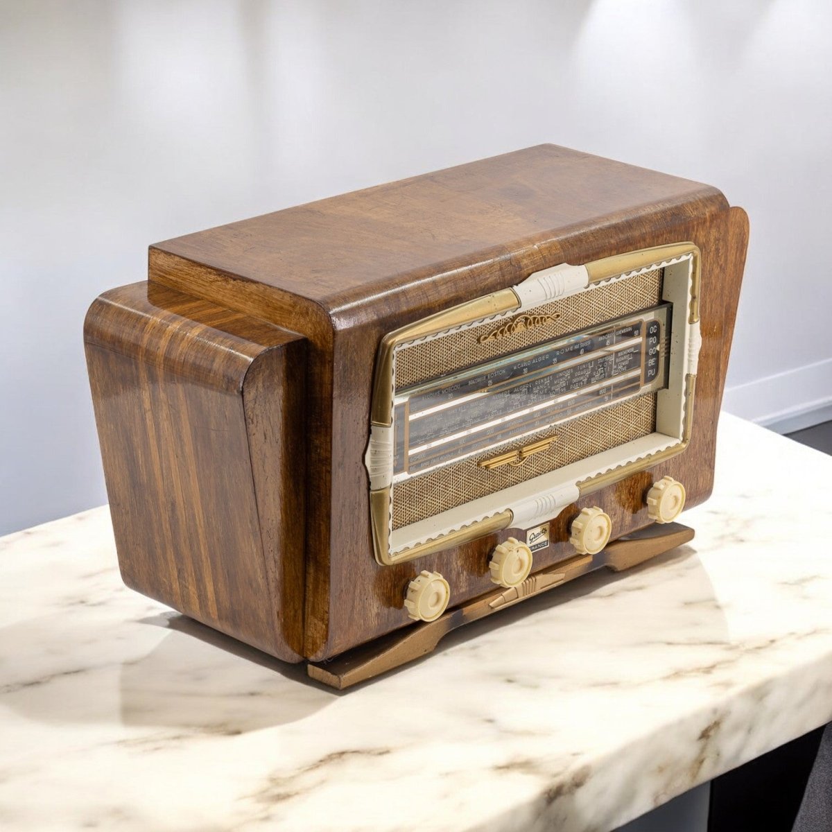 Radio Bluetooth Graetz Vintage 50’S - enceinte - connectée - design - haut - de - gamme - vintage - prodige - radio