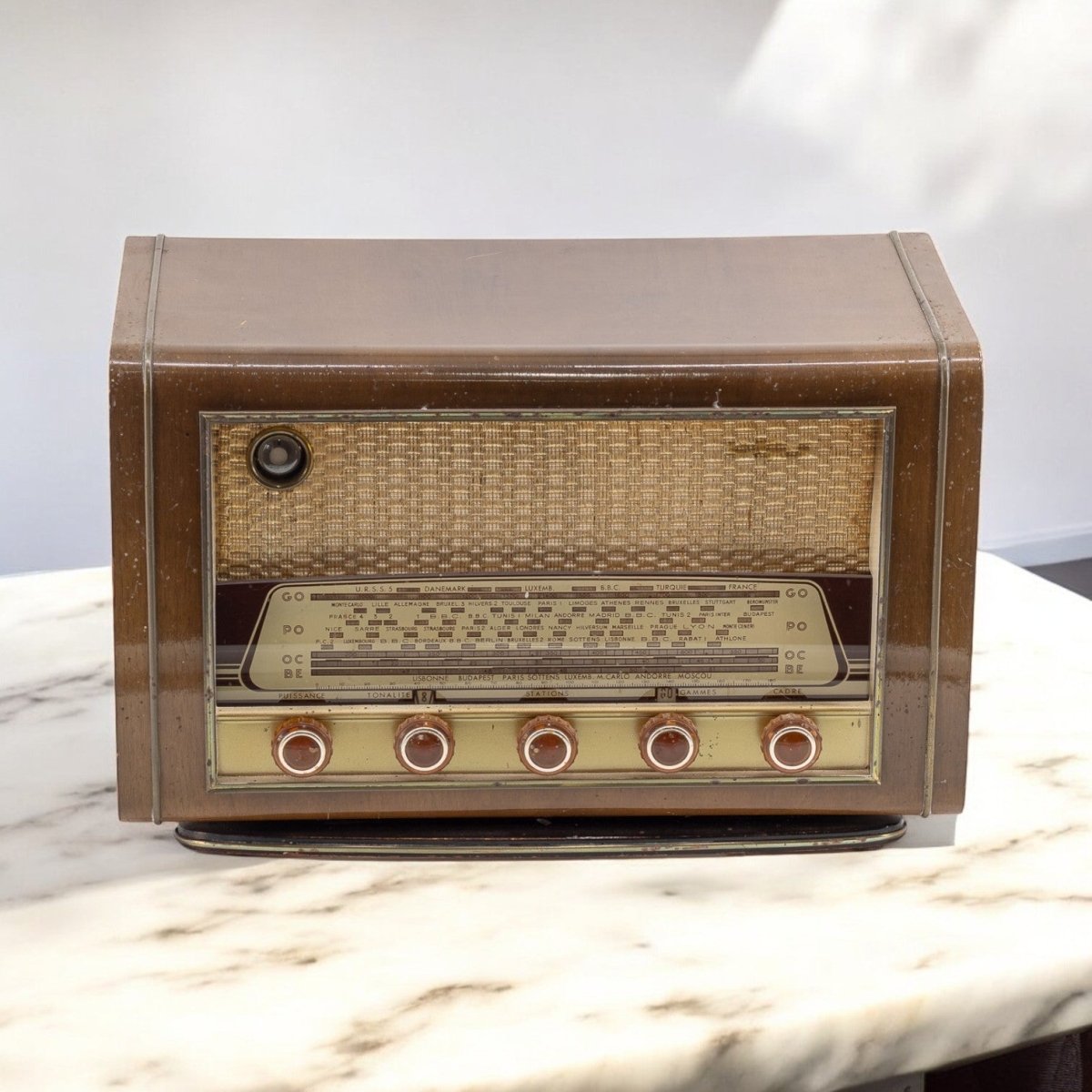 Radio Bluetooth Grammont Vintage 50’S - enceinte - connectée - design - haut - de - gamme - vintage - prodige - radio