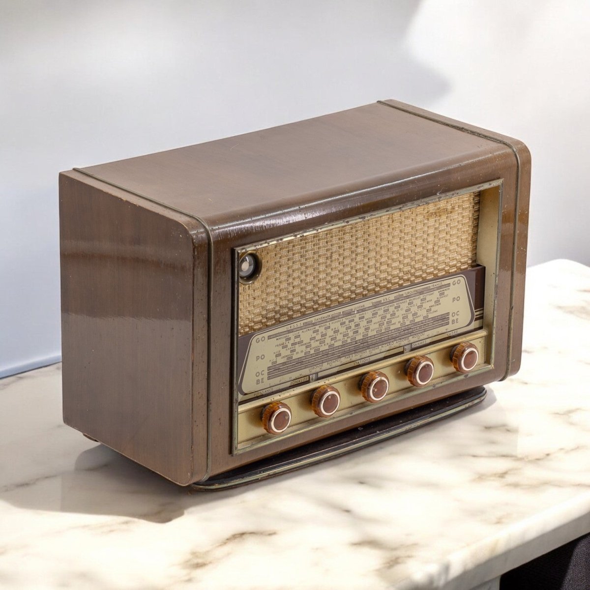 Radio Bluetooth Grammont Vintage 50’S - enceinte - connectée - design - haut - de - gamme - vintage - prodige - radio