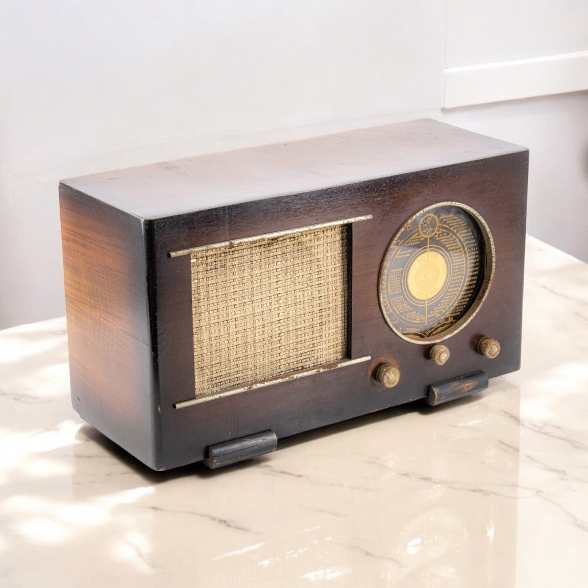 Radio Bluetooth Ondia Vintage 40’S enceinte connectée bluetooth haut de gamme prodige radio vintage design