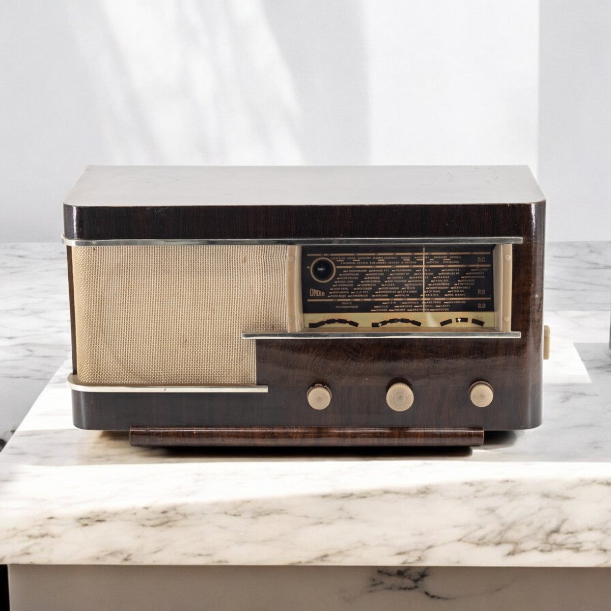 Radio Bluetooth Ondia Vintage 40’S - enceinte - connectée - design - haut - de - gamme - vintage - prodige - radio