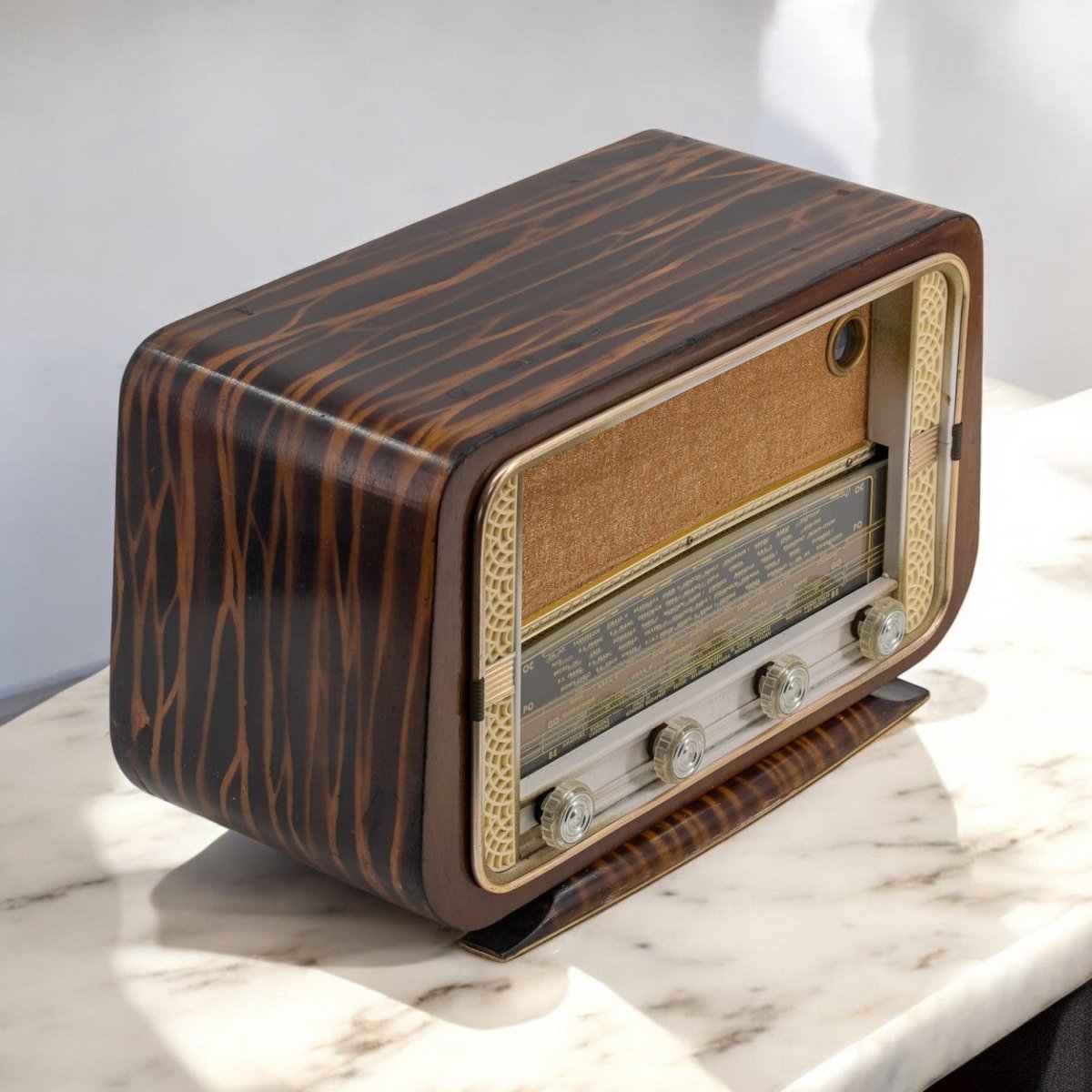 Radio Bluetooth Perfecta Vintage 50’S enceinte connectée bluetooth haut de gamme prodige radio vintage design