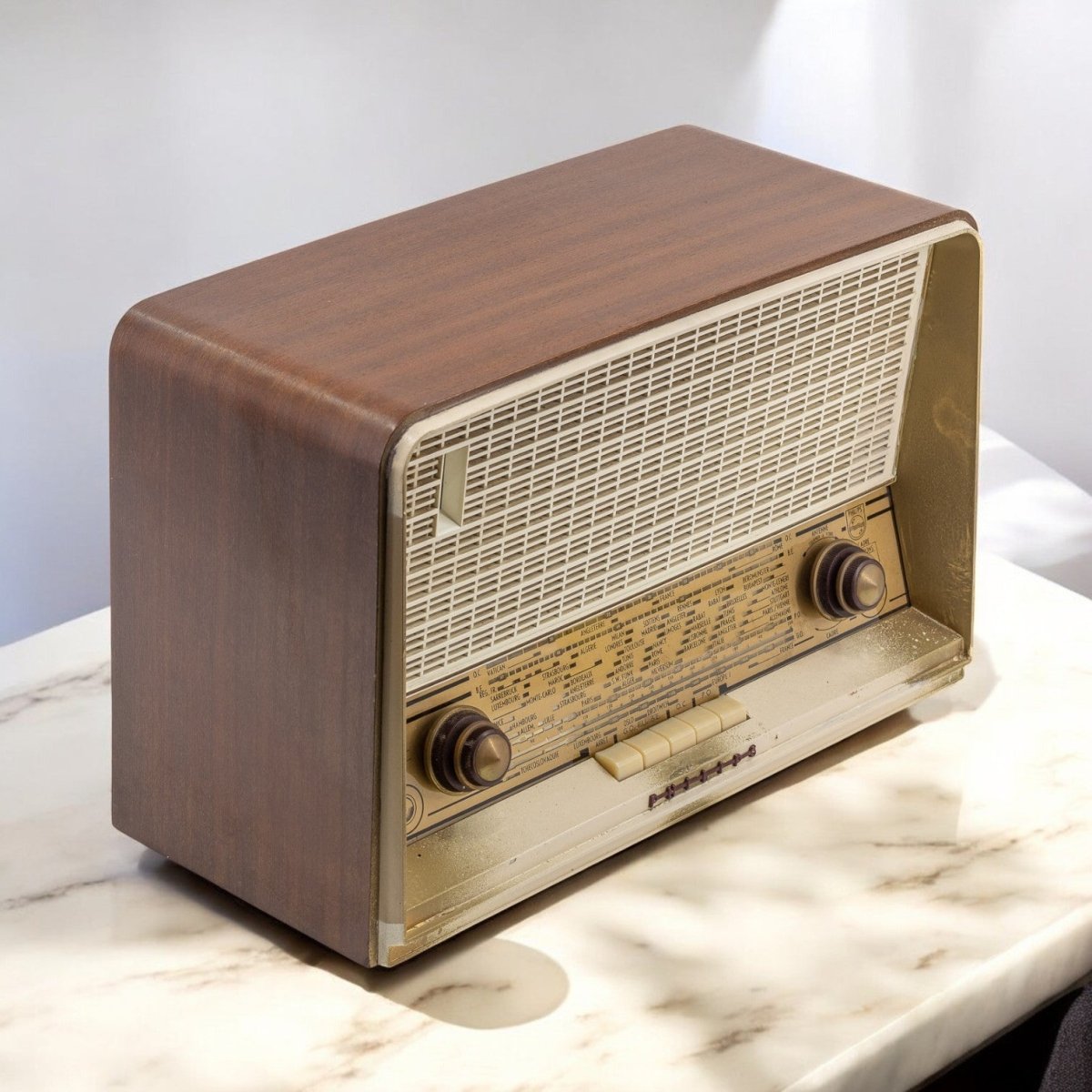 Radio Bluetooth Philips Vintage 50’S enceinte connectée bluetooth haut de gamme prodige radio vintage design