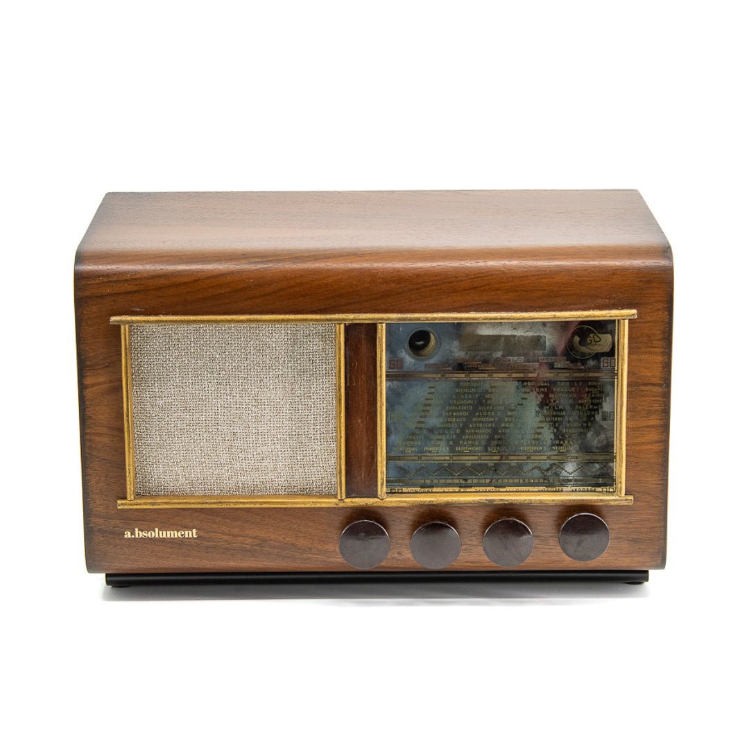 Radio Bluetooth Régional Vintage 40’S enceinte connectée bluetooth haut de gamme prodige radio vintage design