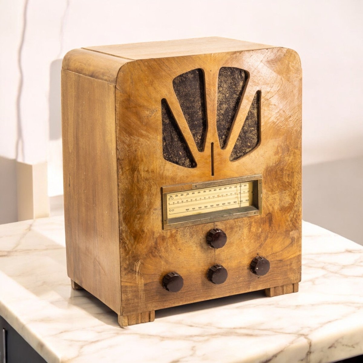 Radio Bluetooth Vega Vintage 30’S enceinte connectée bluetooth haut de gamme prodige radio vintage design