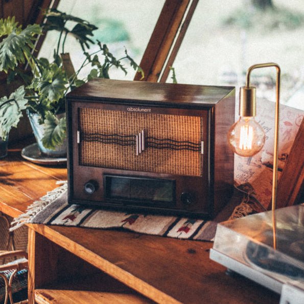 Radio de salon 30 - 60's - enceinte - connectée - design - haut - de - gamme - vintage - prodige - radio