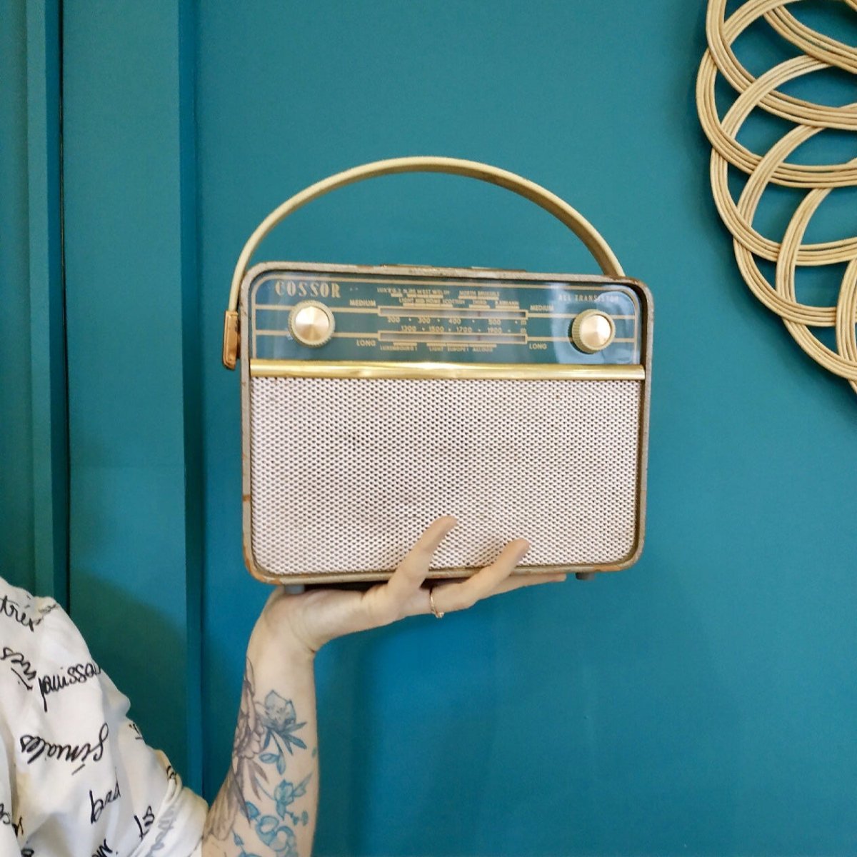 Radio Nomade 70's - enceinte - connectée - design - haut - de - gamme - vintage - prodige - radio