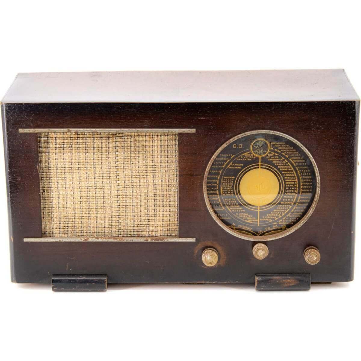 Radio Bluetooth Ondia Vintage 40’S enceinte connectée bluetooth haut de gamme prodige radio vintage design
