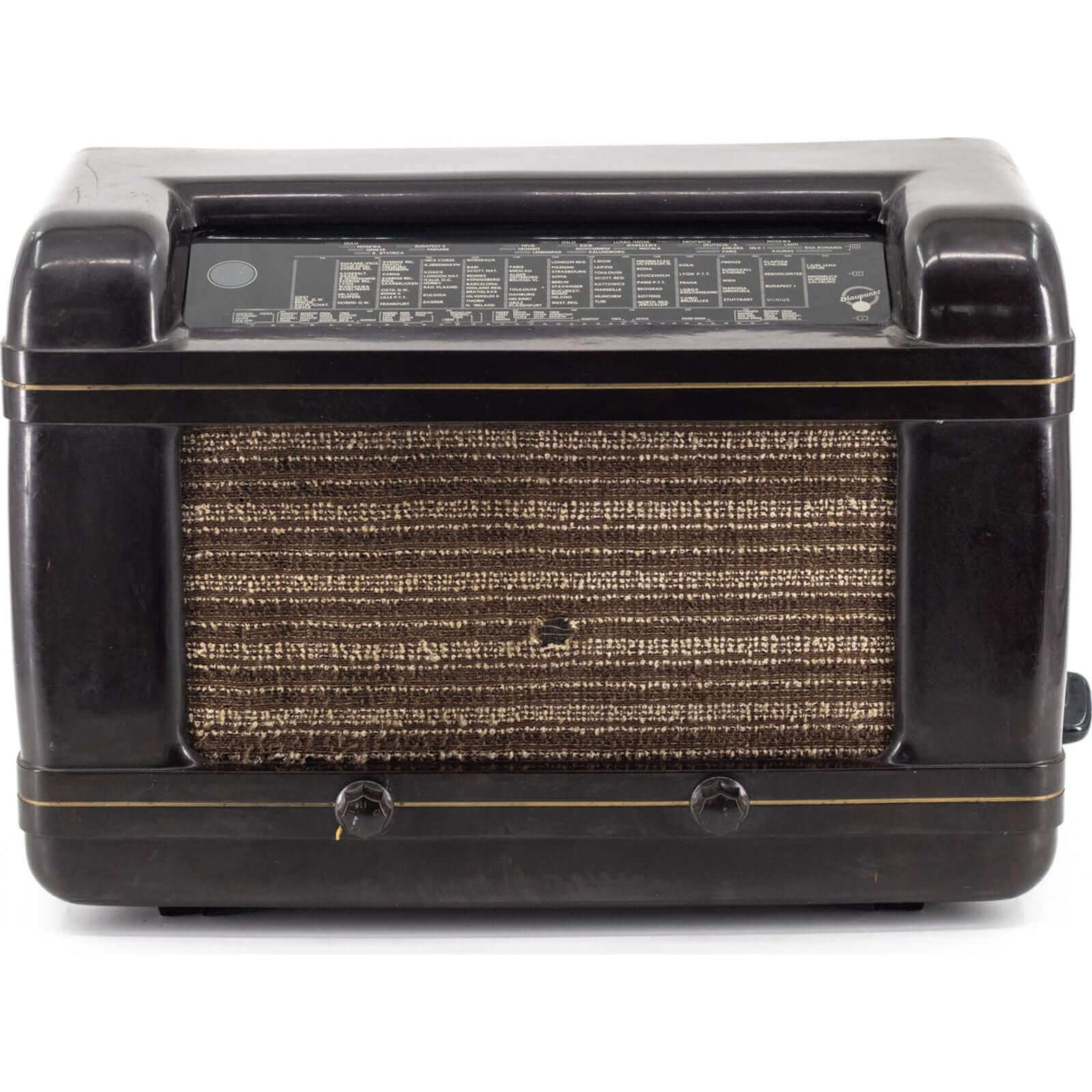 Radio Bluetooth Point Bleu Vintage 40’S enceinte connectée bluetooth haut de gamme prodige radio vintage design