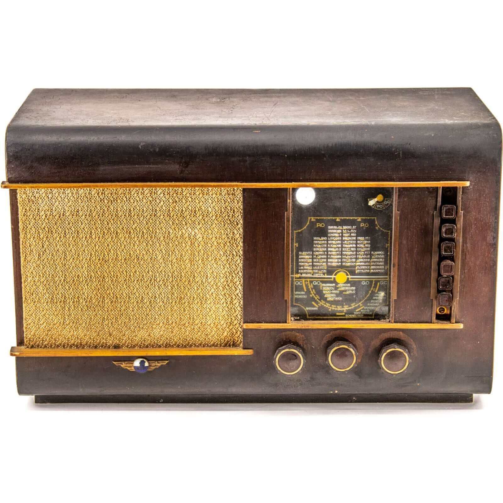 Radio Bluetooth Ténor Vintage 40’S enceinte connectée bluetooth haut de gamme prodige radio vintage design