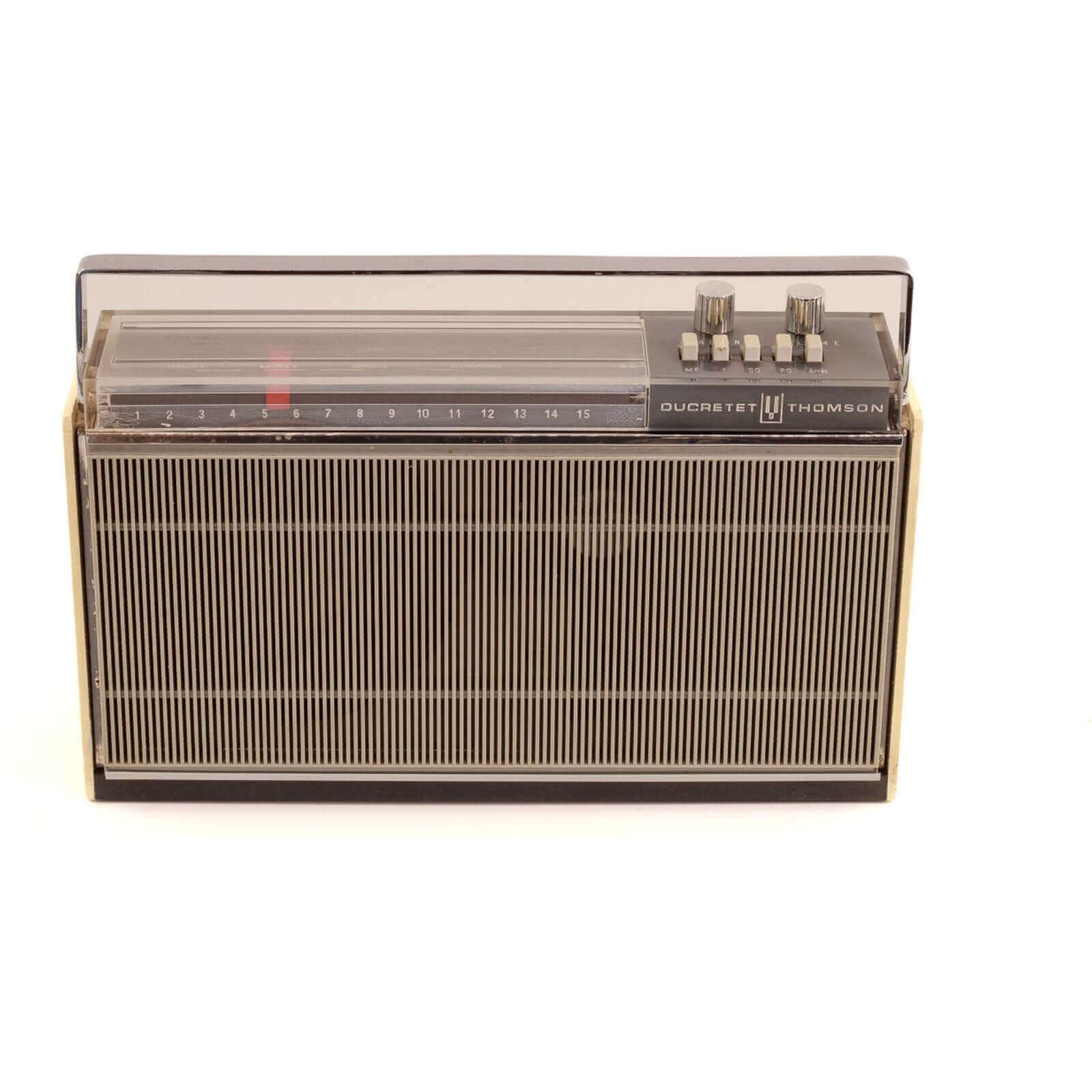 Transistor Bluetooth Ducretet Thomson Vintage 70’S enceinte connectée bluetooth haut de gamme prodige radio vintage design